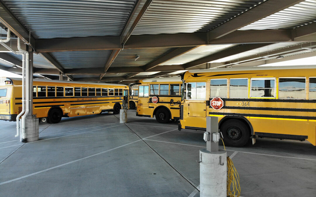 Salt Lake School District Bus Canopies